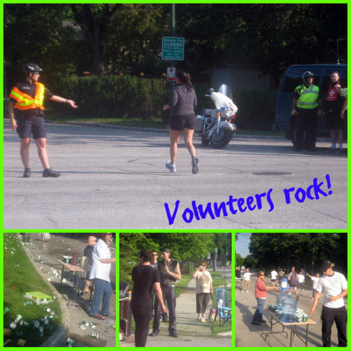 Manitoba Marathon 2010 had incredibly helpful and energetic volunteers.